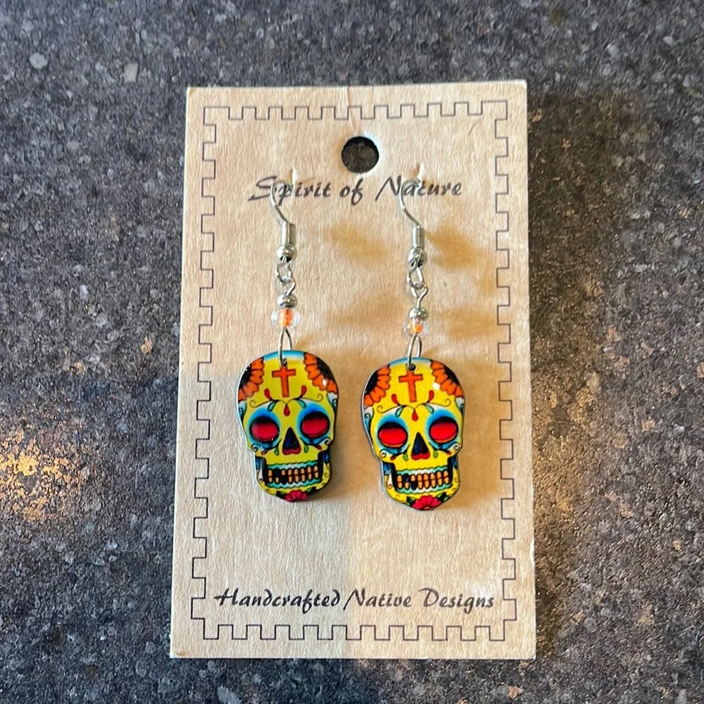 NWT Spirit of Nature Handcrafted Peruvian Pichincha Earrings - Picture 1 of 3